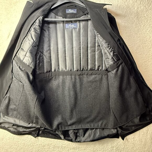 Ralph Ralph Lauren Trench OverCoat Mens Large Coated Removable Lining Rain Coat - Picture 6 of 11